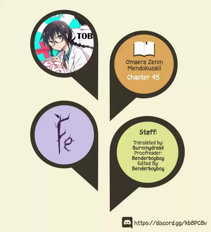 Omaera Zenin Mendokusai! Vol. 9 Ch. 45 The School Trip's Nights Are Long