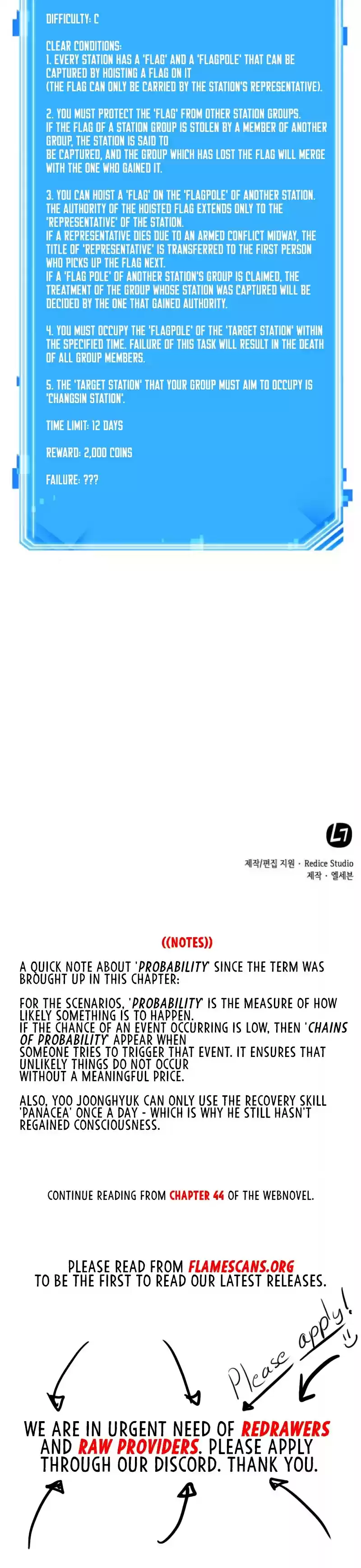 Omniscient Reader's Viewpoint Ch. 44 Future War Part 1