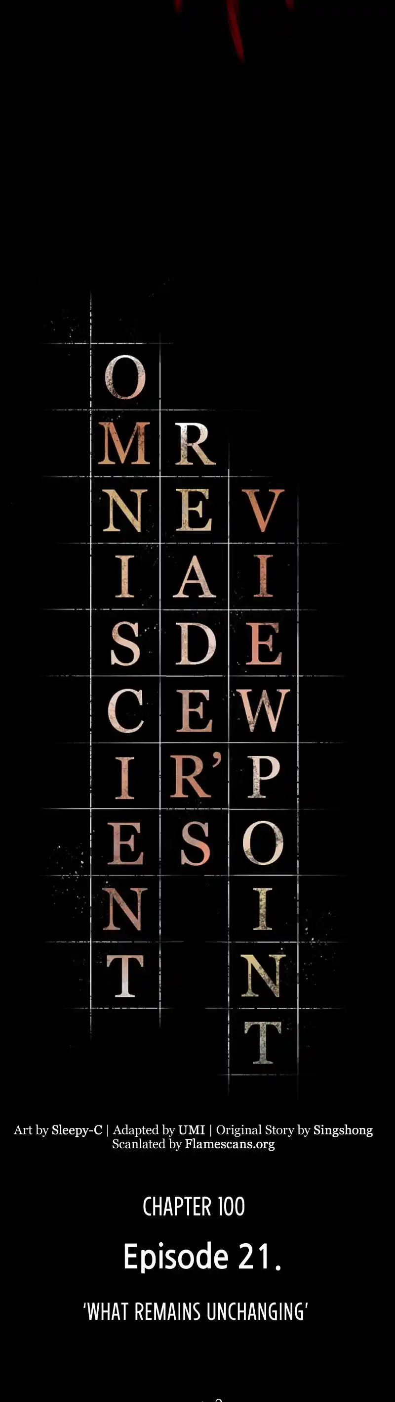 Omniscient Reader’S Viewpoint Chapter 100