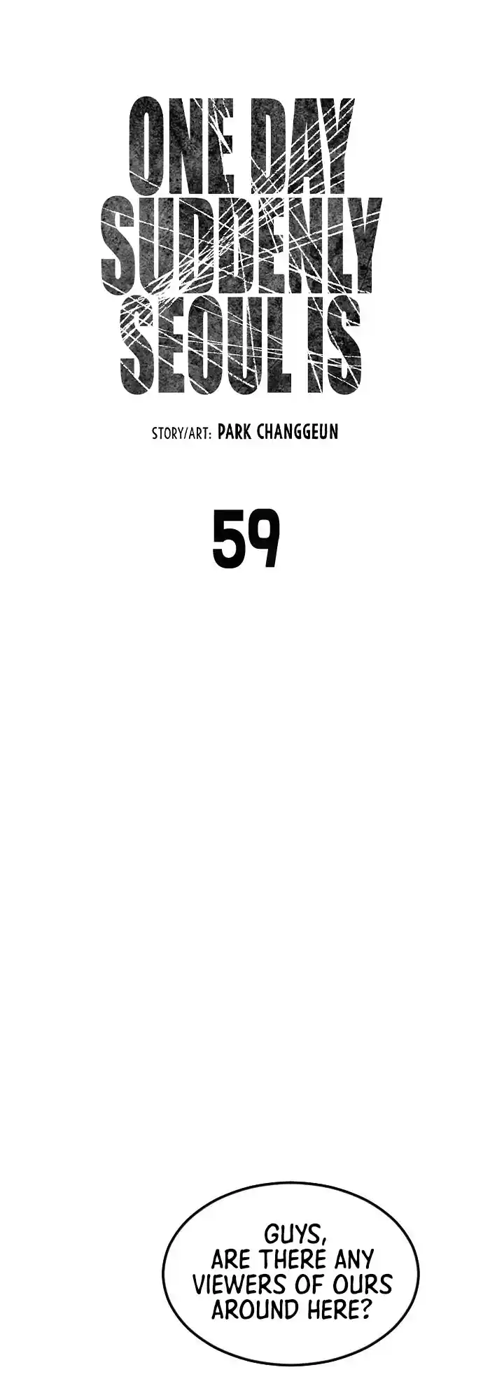 One day, Suddenly, Seoul Is 59
