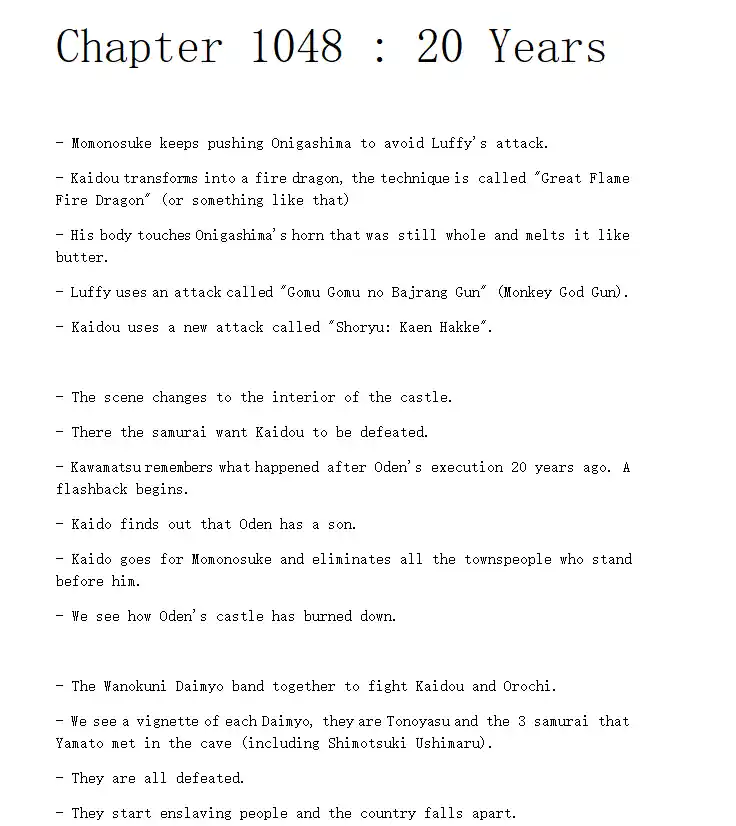 One Piece Chapter 1048