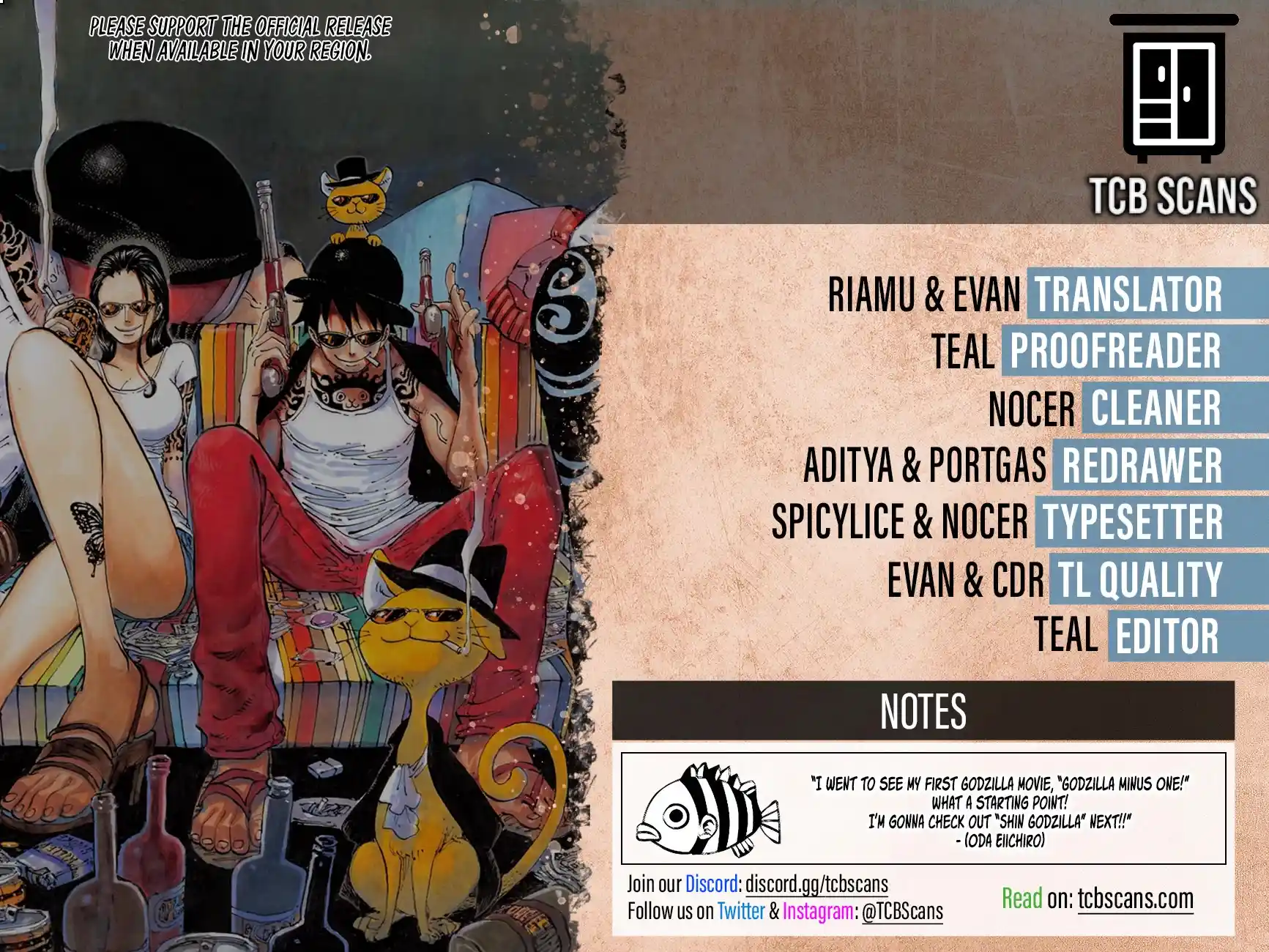 One Piece Chapter 1101