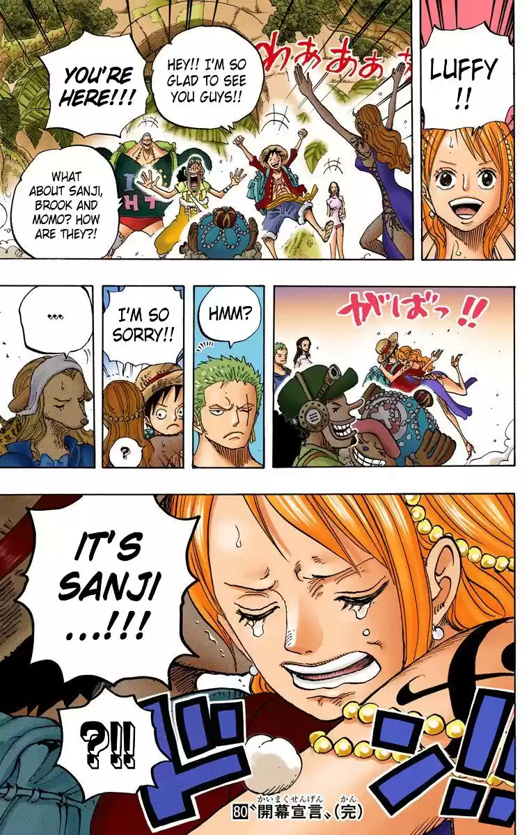 One Piece - Digital Colored Comics Chapter 806