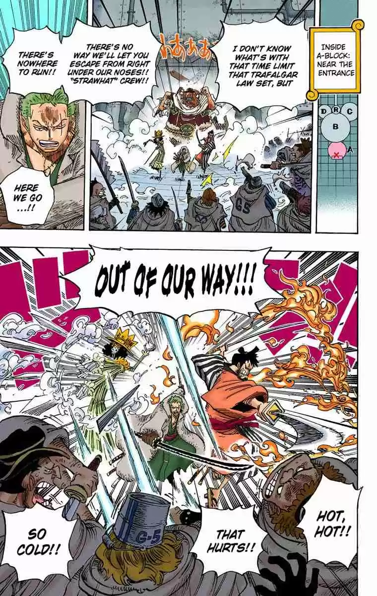 One Piece Digital Colored Comics Vol. 69 Ch. 679 The Audacity of G 5