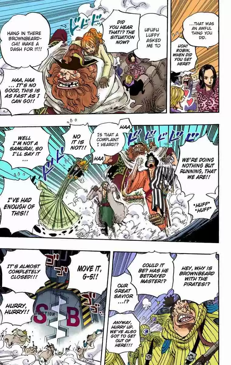 One Piece Digital Colored Comics Vol. 69 Ch. 679 The Audacity of G 5