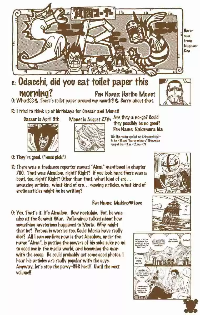 One Piece Digital Colored Comics Vol. 71 Ch. 707