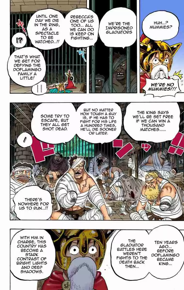 One Piece Digital Colored Comics Vol. 72 Ch. 720 The Imprisoned Gladiators
