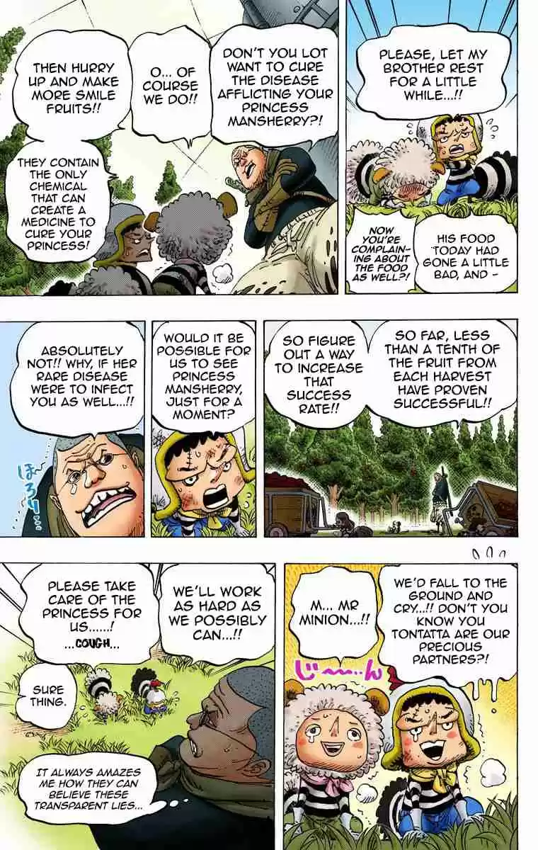 One Piece Digital Colored Comics Vol. 74 Ch. 738 Trebol Army Special Officer Sugar