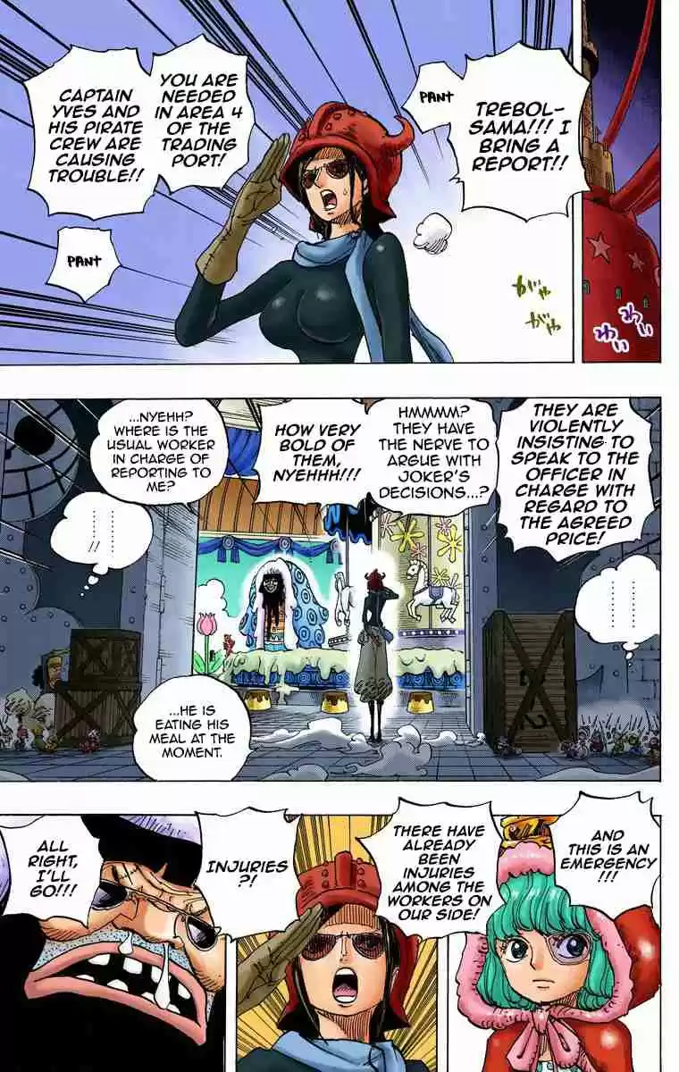 One Piece Digital Colored Comics Vol. 74 Ch. 738 Trebol Army Special Officer Sugar