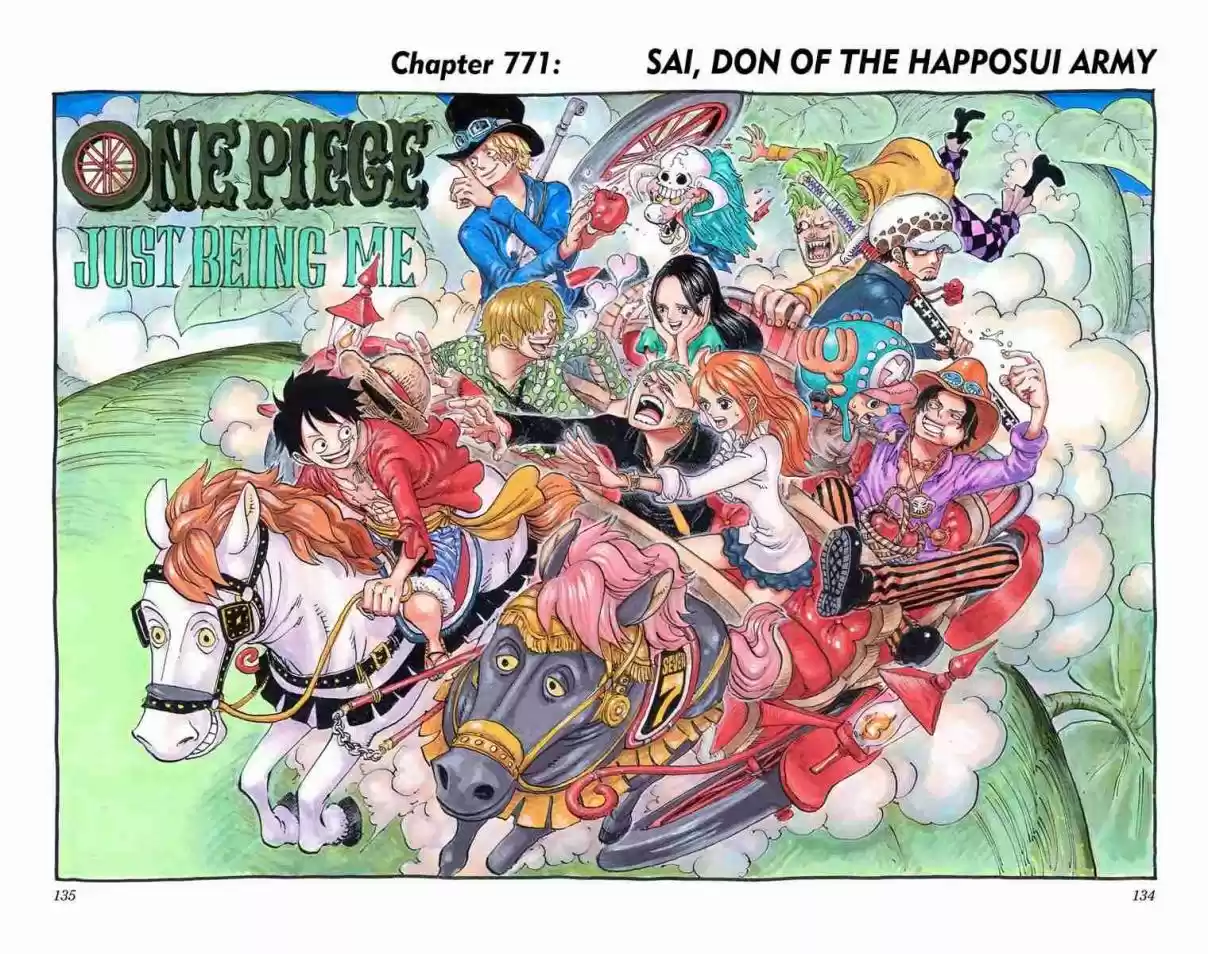 One Piece Digital Colored Comics Vol. 77 Ch. 771 Sai, Don of the Happosui Army