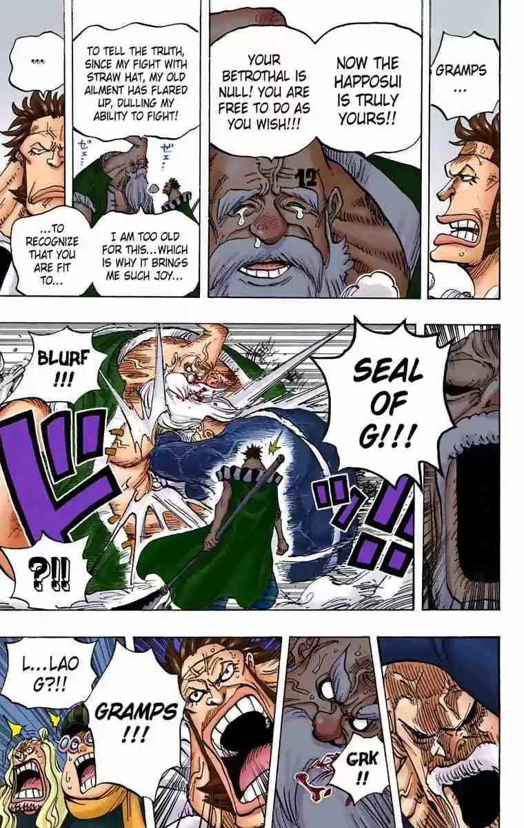 One Piece Digital Colored Comics Vol. 77 Ch. 771 Sai, Don of the Happosui Army