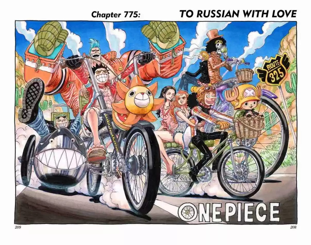 One Piece Digital Colored Comics Vol. 77 Ch. 775 To Russian, With Love