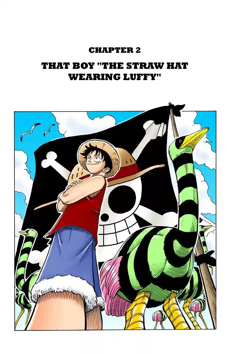 One Piece - Digital Colored Comics Vol.1 Chapter 2: That Boy "the Straw Hat Wearing Luffy"