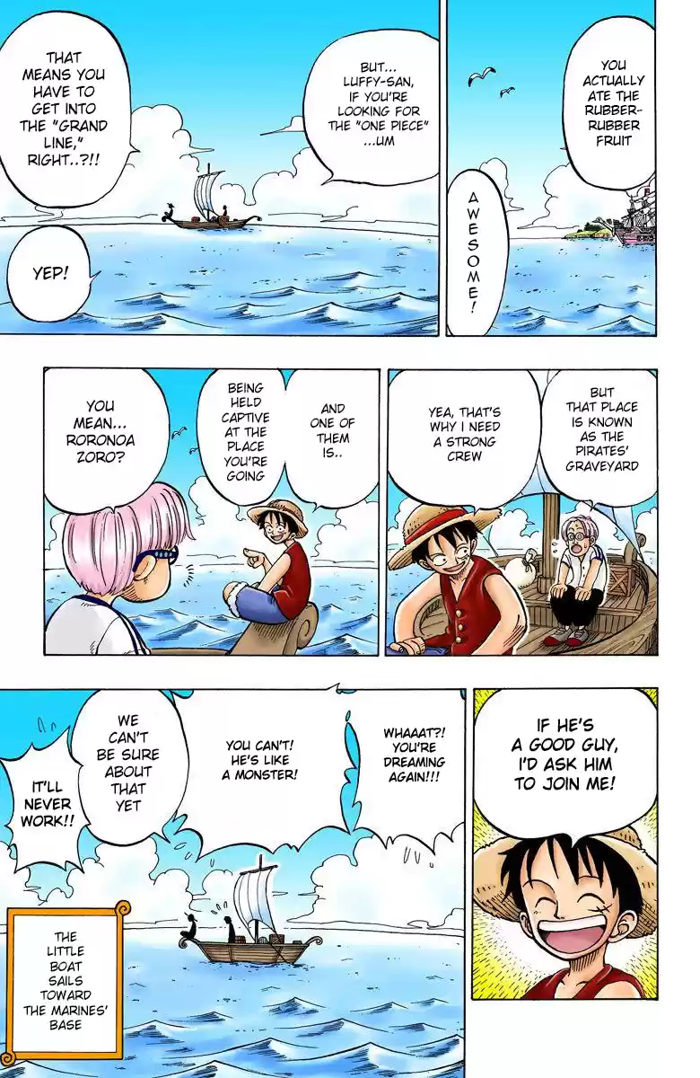 One Piece - Digital Colored Comics Vol.1 Chapter 2: That Boy "the Straw Hat Wearing Luffy"