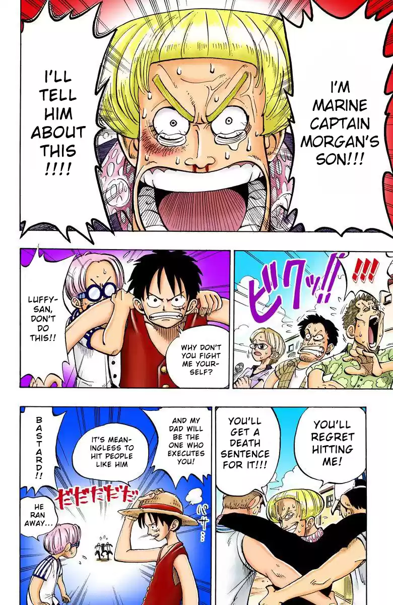 One Piece - Digital Colored Comics Vol.1 Chapter 4: Marine Captain "axe Arm Morgan"