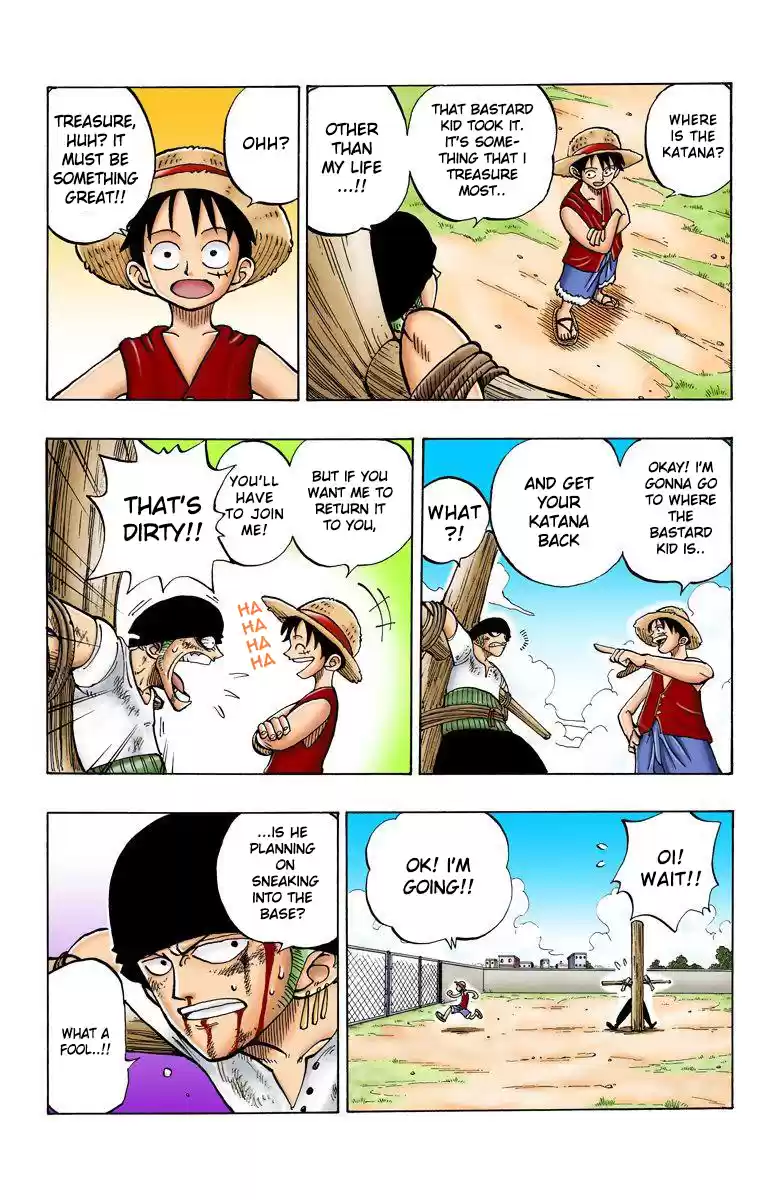 One Piece - Digital Colored Comics Vol.1 Chapter 4: Marine Captain "axe Arm Morgan"