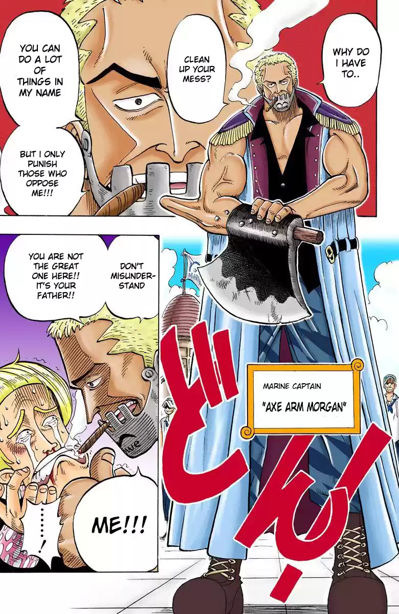One Piece - Digital Colored Comics Vol.1 Chapter 4: Marine Captain "axe Arm Morgan"