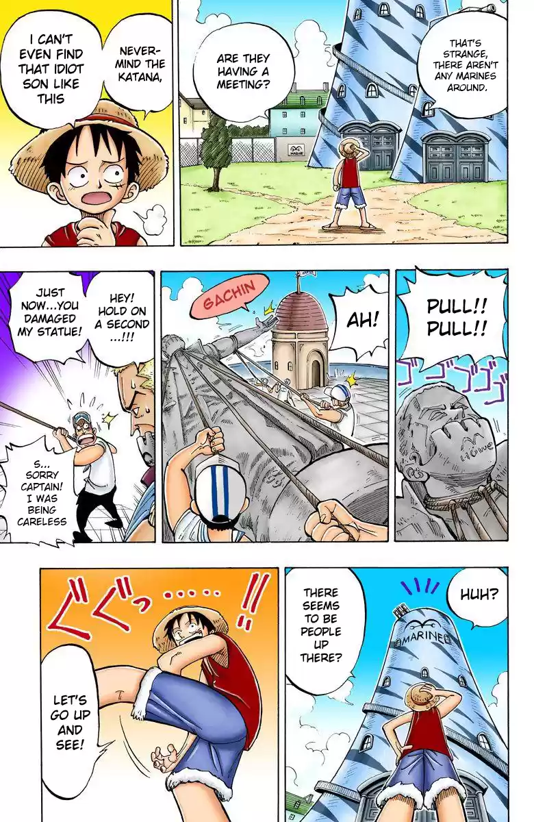 One Piece - Digital Colored Comics Vol.1 Chapter 4: Marine Captain "axe Arm Morgan"