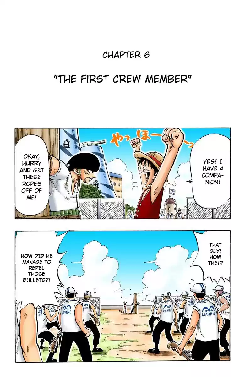 One Piece - Digital Colored Comics Vol.1 Chapter 6: The First Crew Member