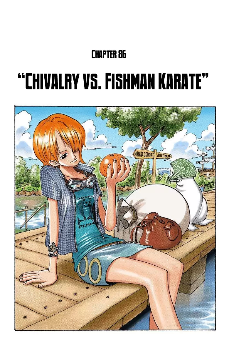 One Piece - Digital Colored Comics Vol.10 Chapter 86: Chivalry Vs. Fishman Karate
