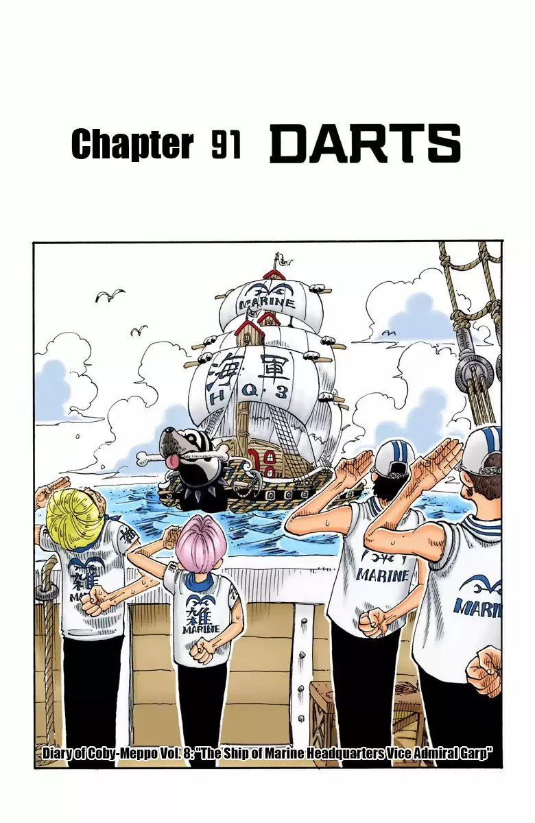 One Piece - Digital Colored Comics Vol.11 Chapter 91: Darts