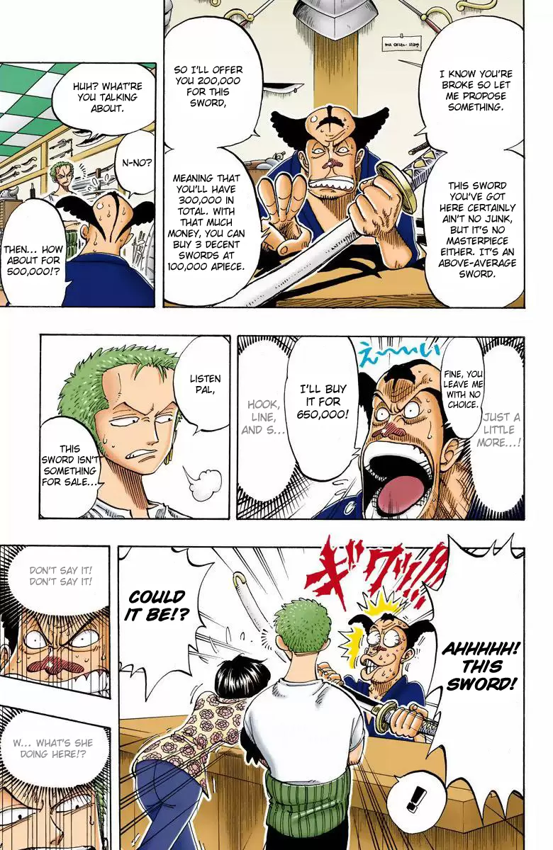 One Piece - Digital Colored Comics Vol.11 Chapter 97: Sandai Kitetsu