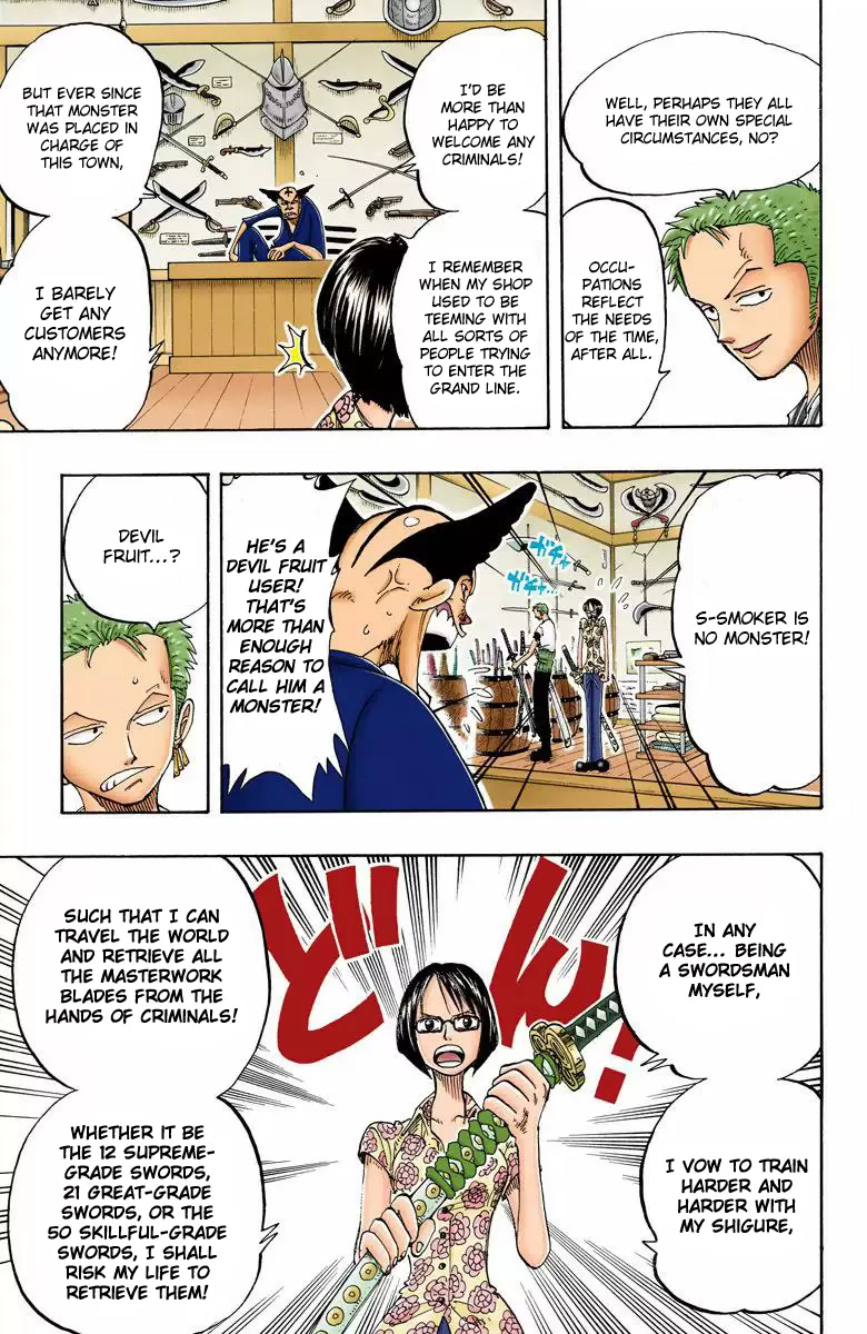 One Piece - Digital Colored Comics Vol.11 Chapter 97: Sandai Kitetsu