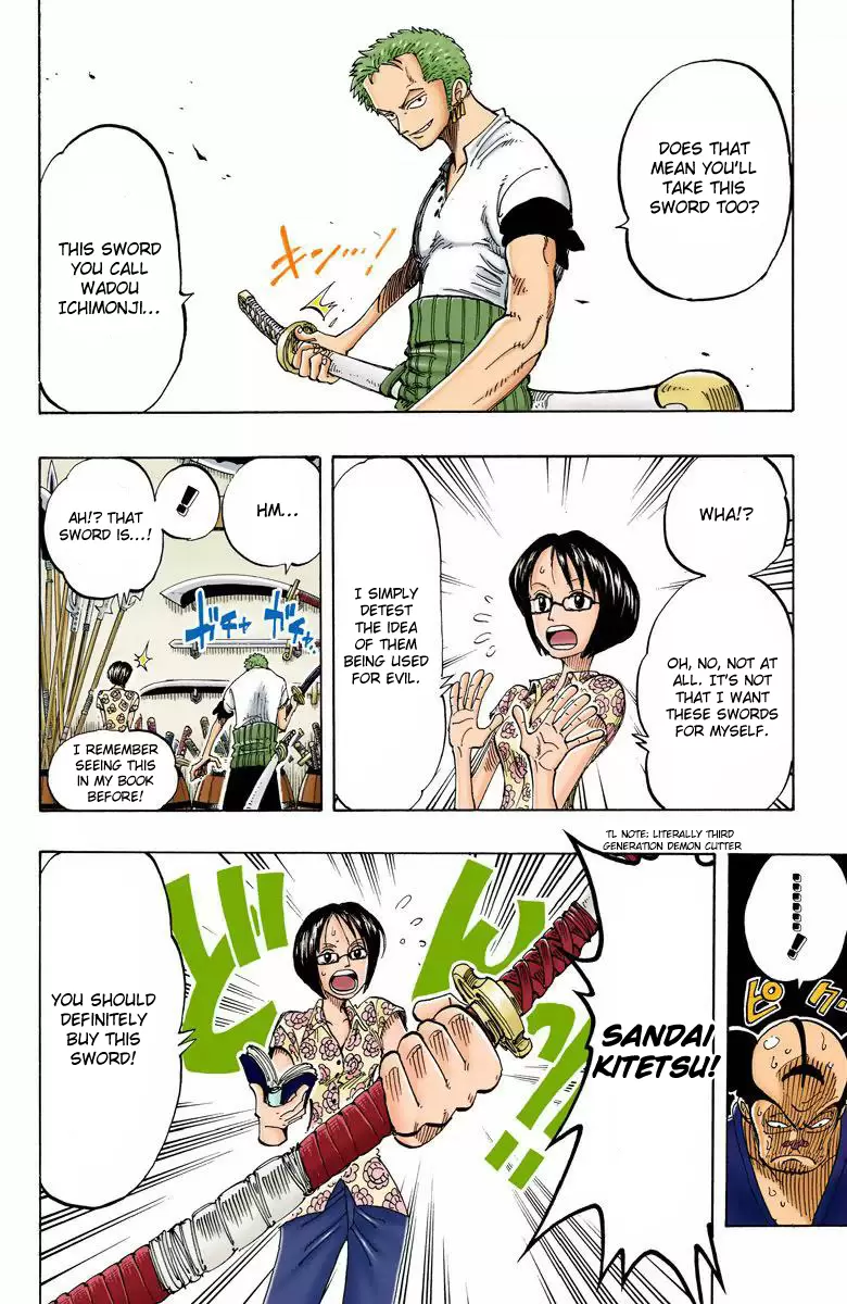 One Piece - Digital Colored Comics Vol.11 Chapter 97: Sandai Kitetsu