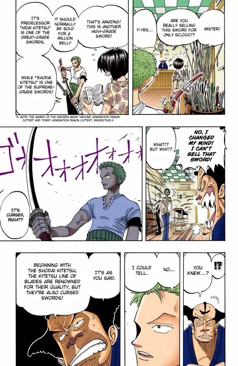 One Piece - Digital Colored Comics Vol.11 Chapter 97: Sandai Kitetsu