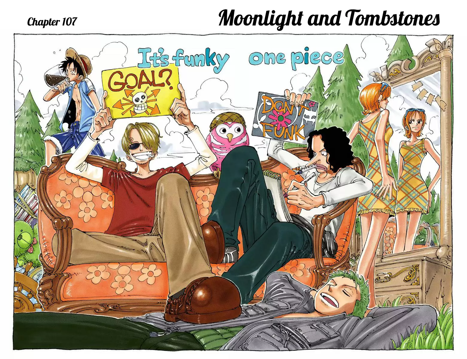 One Piece - Digital Colored Comics Vol.12 Chapter 107: Moonlight And Tombstones
