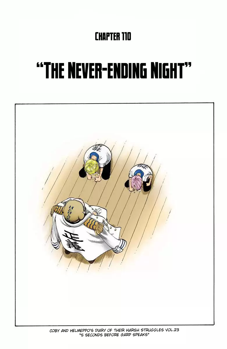 One Piece - Digital Colored Comics Vol.13 Chapter 110: The Never-Ending Night