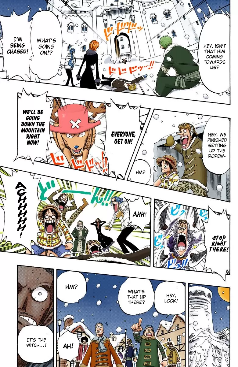 One Piece - Digital Colored Comics Vol.17 Chapter 153: Hiluluk's Cherry Blossoms