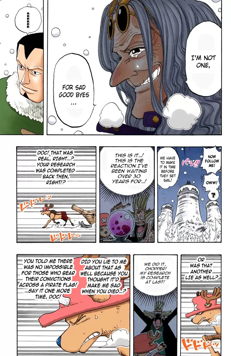 One Piece - Digital Colored Comics Vol.17 Chapter 153: Hiluluk's Cherry Blossoms