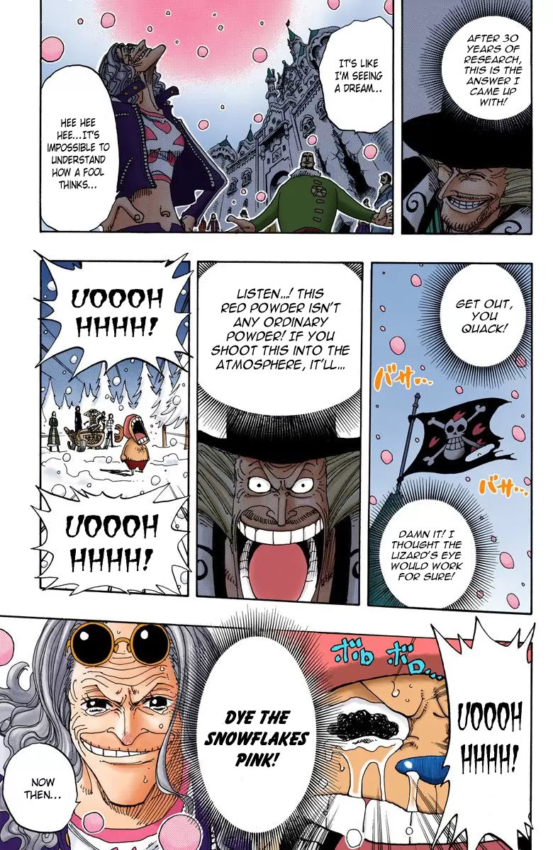 One Piece - Digital Colored Comics Vol.17 Chapter 153: Hiluluk's Cherry Blossoms