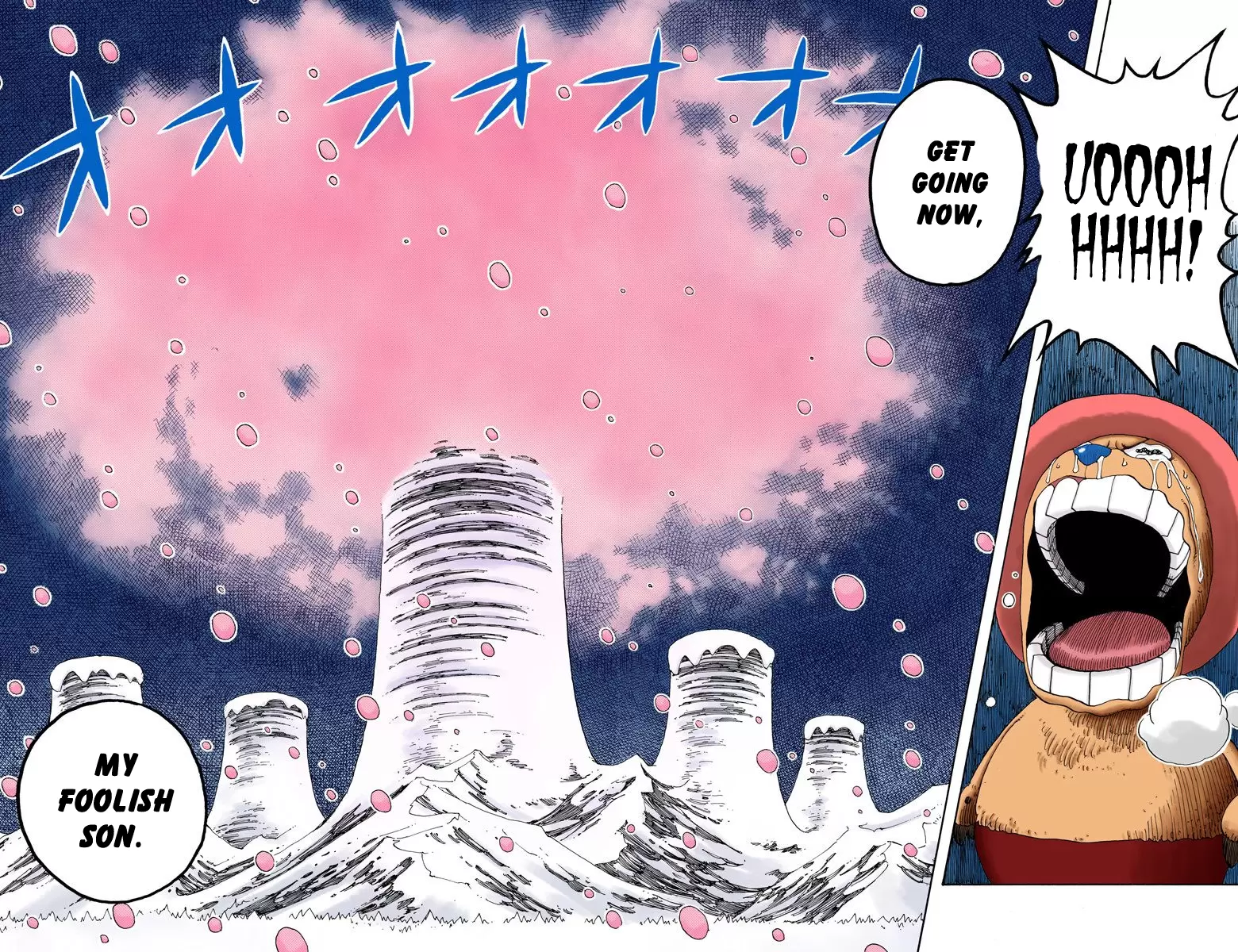 One Piece - Digital Colored Comics Vol.17 Chapter 153: Hiluluk's Cherry Blossoms