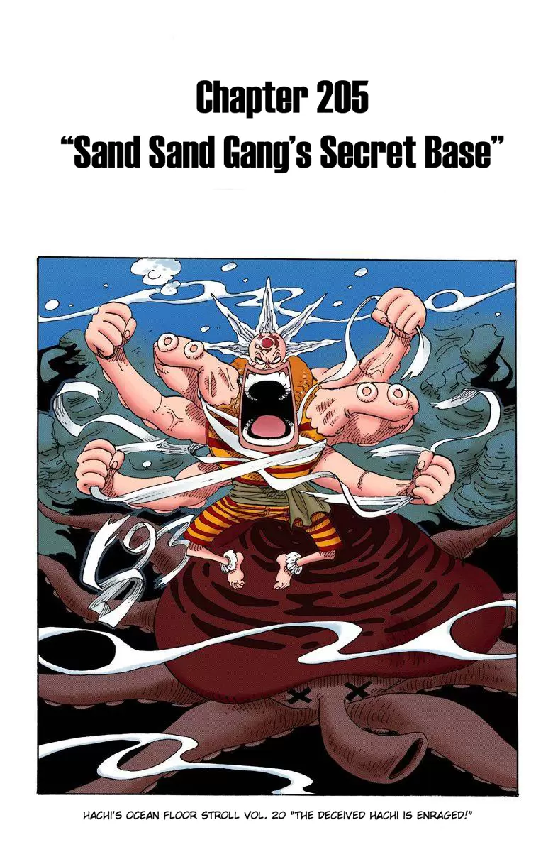 One Piece - Digital Colored Comics Vol.22 Chapter 205: Sand Sand Gang's Secret Base
