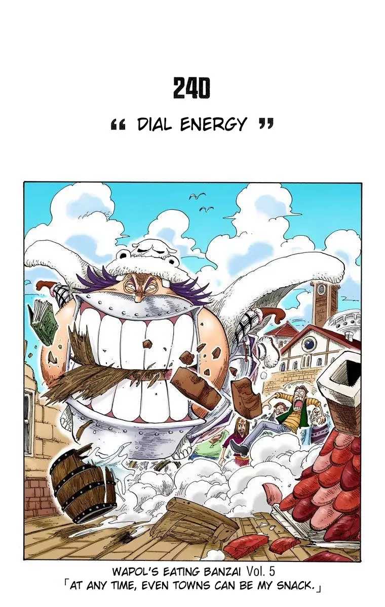 One Piece - Digital Colored Comics Vol.26 Chapter 240: Dial Energy