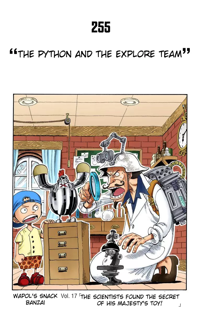 One Piece - Digital Colored Comics Vol.27 Chapter 255: The Python And The Explore Team