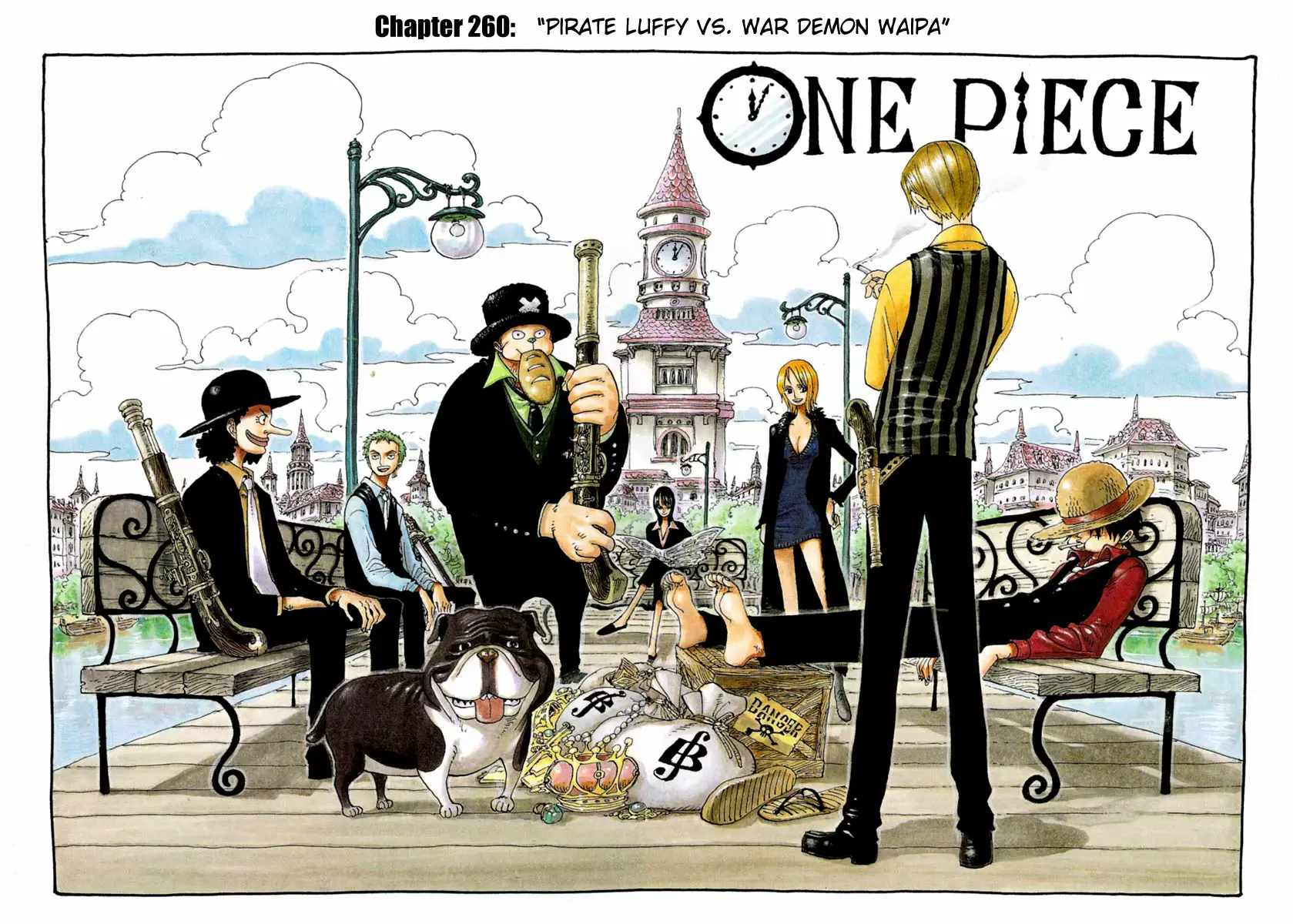 One Piece - Digital Colored Comics Vol.28 Chapter 260: Pirate Luffy Vs War Demon Waipa
