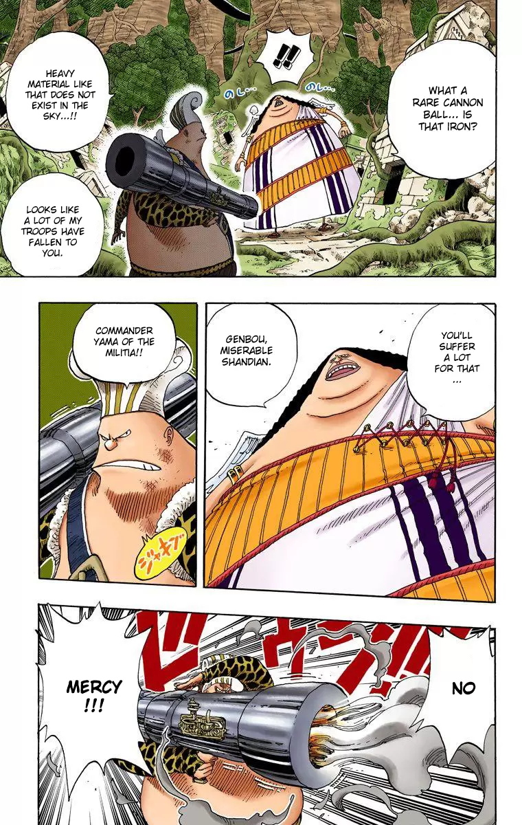 One Piece - Digital Colored Comics Vol.28 Chapter 261: Warrior Genbou Vs God's Militia Commander Yama