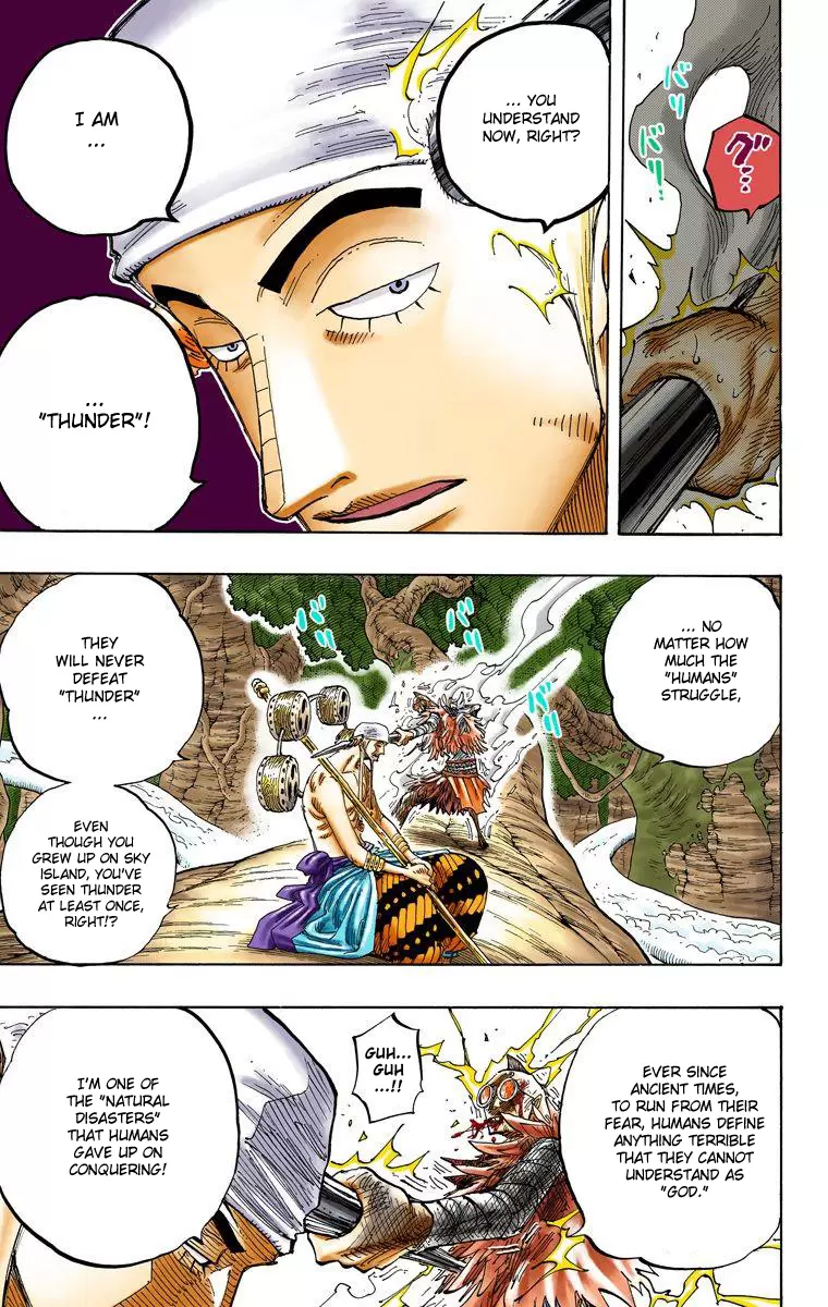 One Piece - Digital Colored Comics Vol.28 Chapter 264: Warrior Kamakiri Vs God Enel