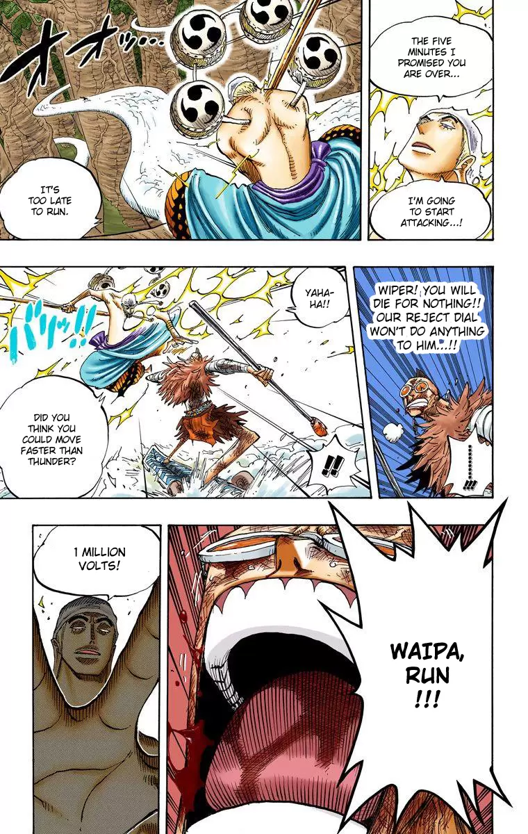 One Piece - Digital Colored Comics Vol.28 Chapter 264: Warrior Kamakiri Vs God Enel