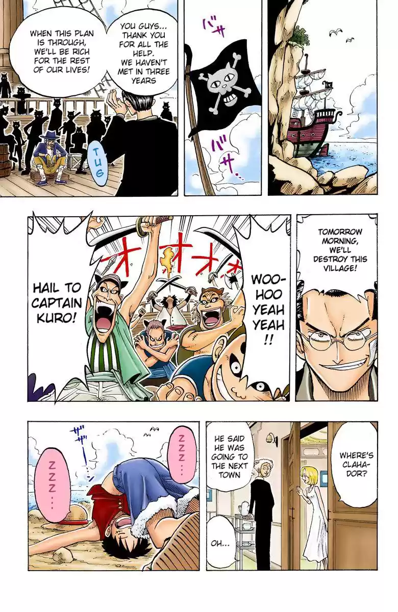 One Piece - Digital Colored Comics Vol.3 Chapter 26: Captain Kuro's Plan