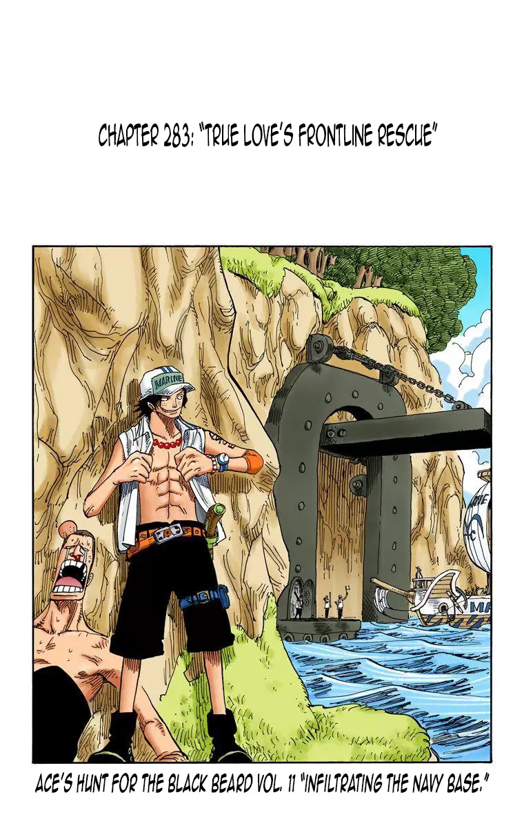 One Piece - Digital Colored Comics Vol.30 Chapter 283: True Love's Frontline Rescue