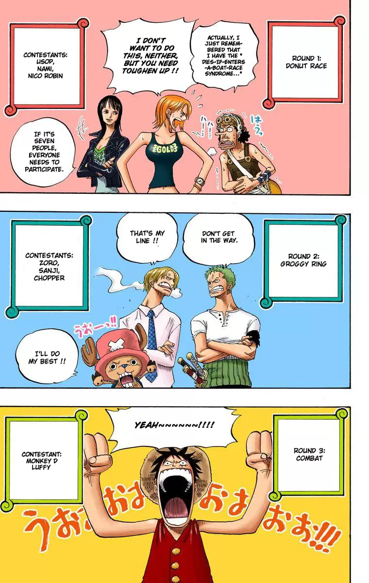 One Piece - Digital Colored Comics Vol.33 Chapter 306: Donut Race