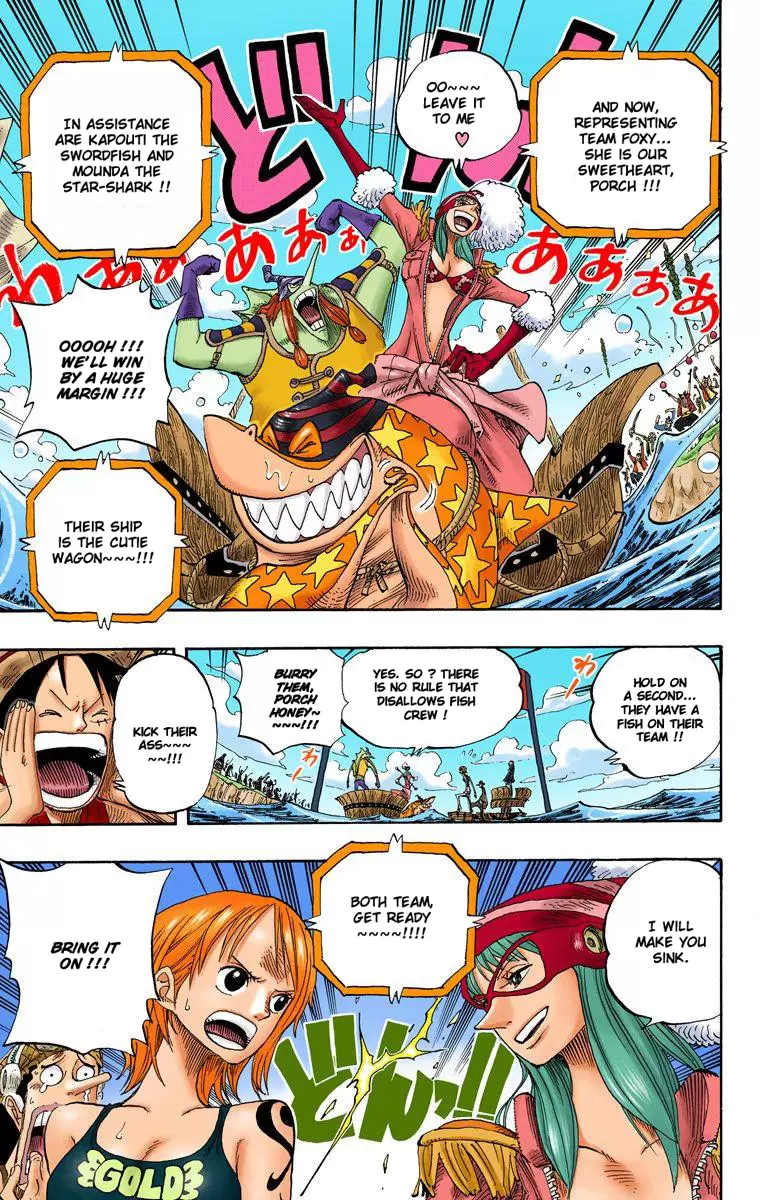 One Piece - Digital Colored Comics Vol.33 Chapter 306: Donut Race