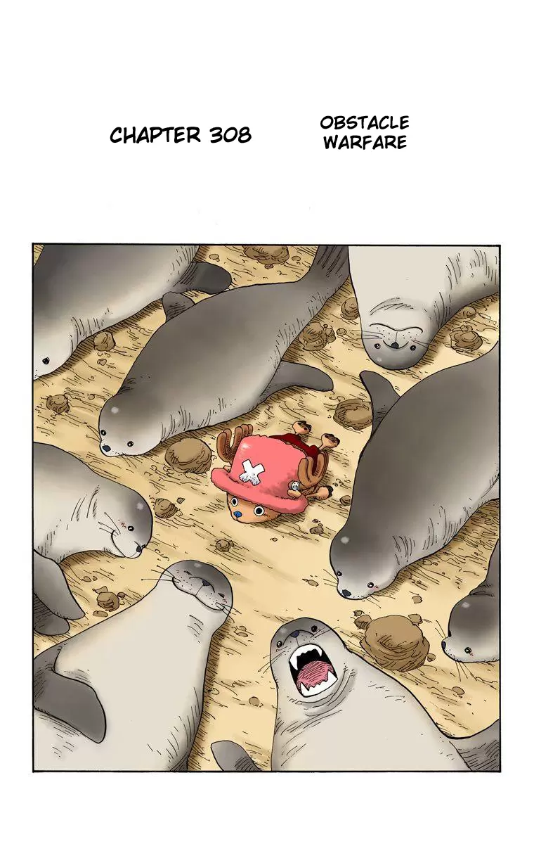 One Piece - Digital Colored Comics Vol.33 Chapter 308: Obstacle Warfare