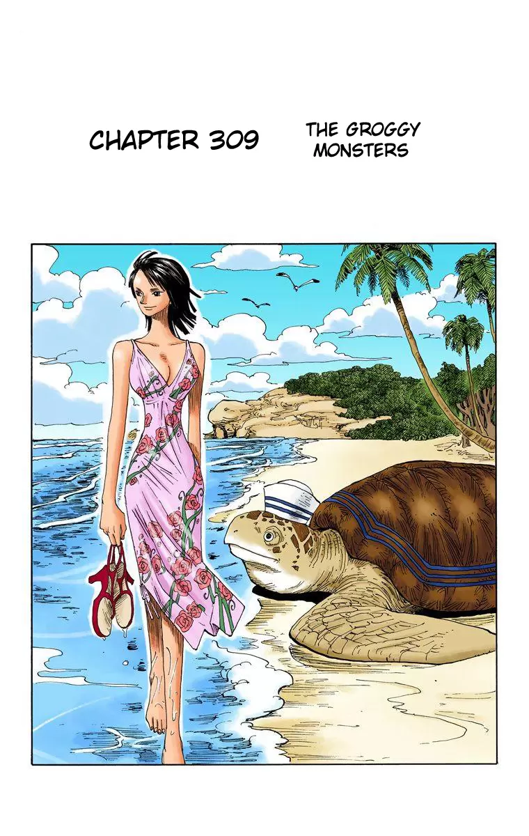 One Piece - Digital Colored Comics Vol.33 Chapter 309: The Groggy Monsters