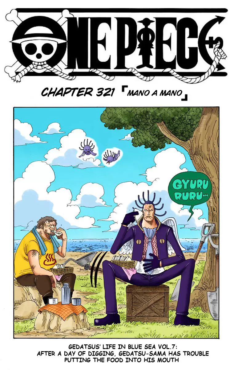 One Piece - Digital Colored Comics Vol.34 Chapter 321: Mano A Mano