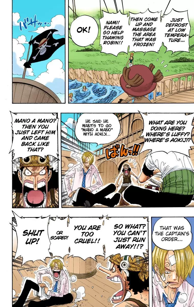 One Piece - Digital Colored Comics Vol.34 Chapter 321: Mano A Mano